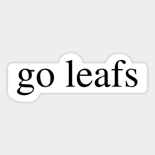 go leafs Sticker